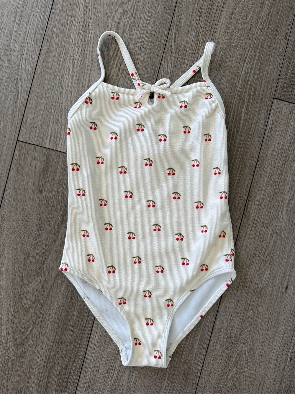 Zara girls cherry one piece swimsuit NWT size 6